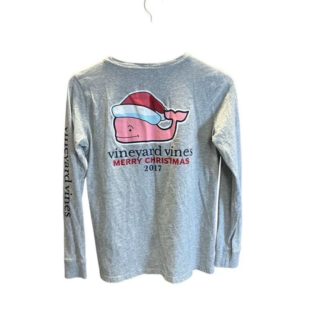 Vineyard Vines XS 2017 Christmas Long Sleeve T Shirt